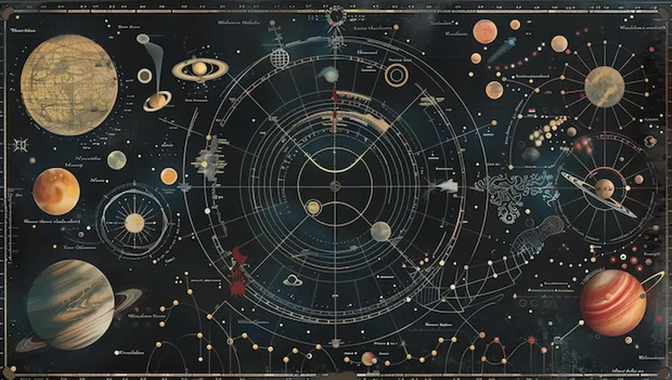 celestial map stars planets