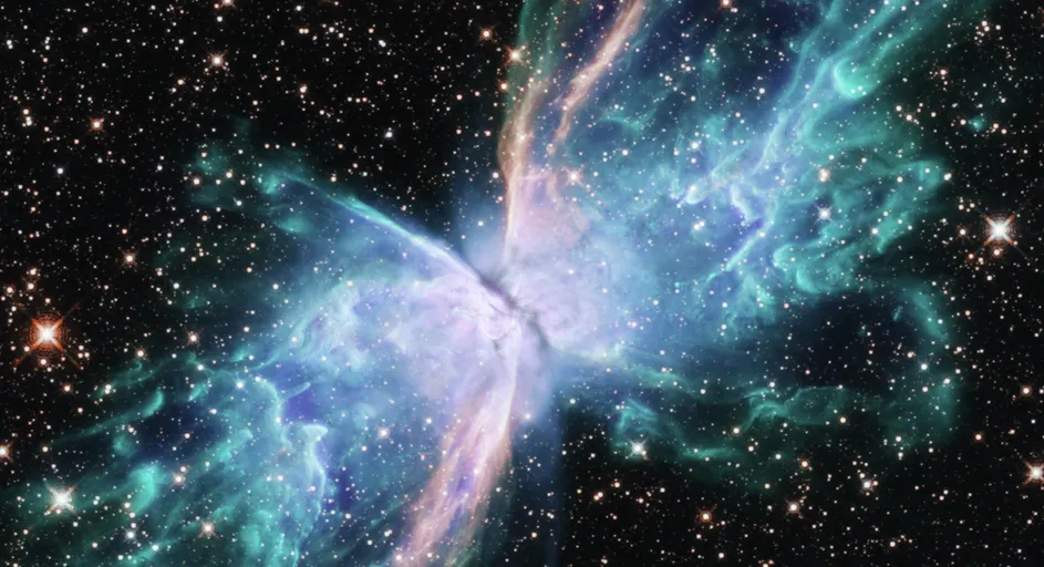 cosmic nebula colorful space